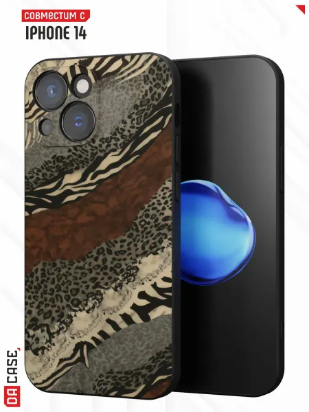 DACase Чехол на iPhone 14 с принтом Абстракция