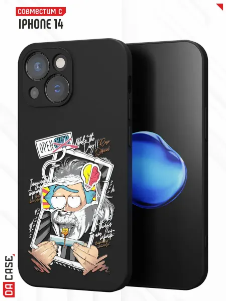 DACase Чехол на iPhone 14 с принтом прикольный