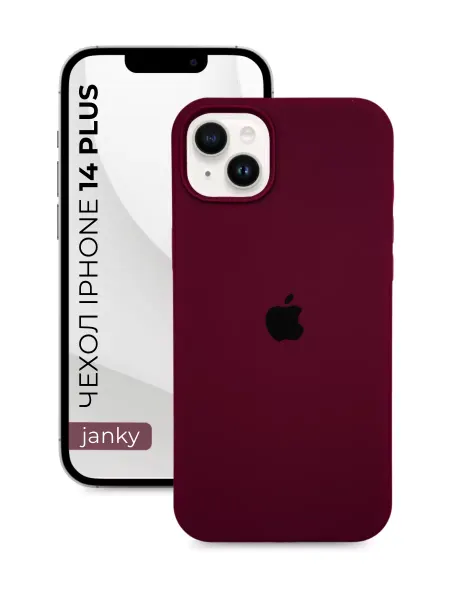 Janky Чехол на iPhone 14 Plus с яблоком