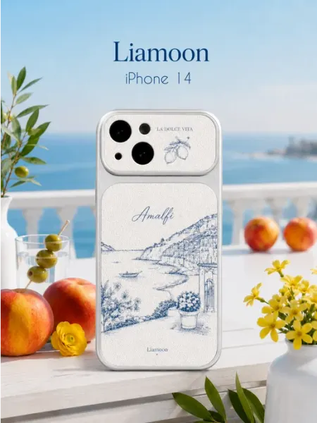 Liamoon Чехол на iPhone 14 с принтом