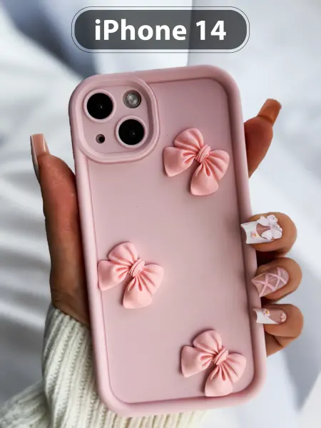 LUMILUM Чехол на iphone 14 с принтом силиконовый