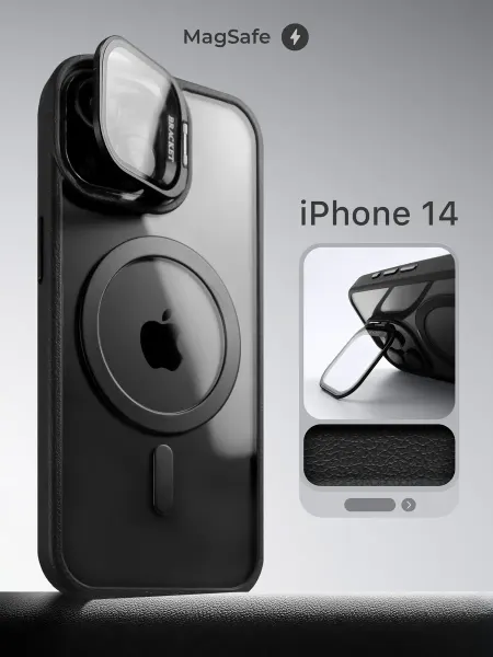 TiA MaX Чехол на iPhone 14 MagSafe с защитой для камеры
