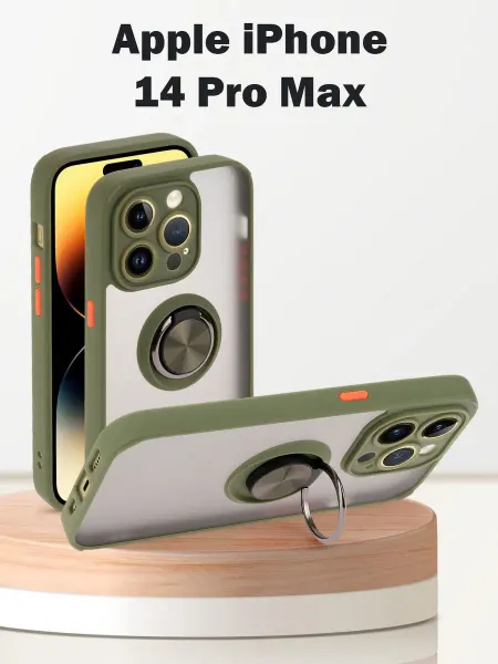 Чехол для iPhone 14 Pro Max айфон 14 про макс, с кольцом