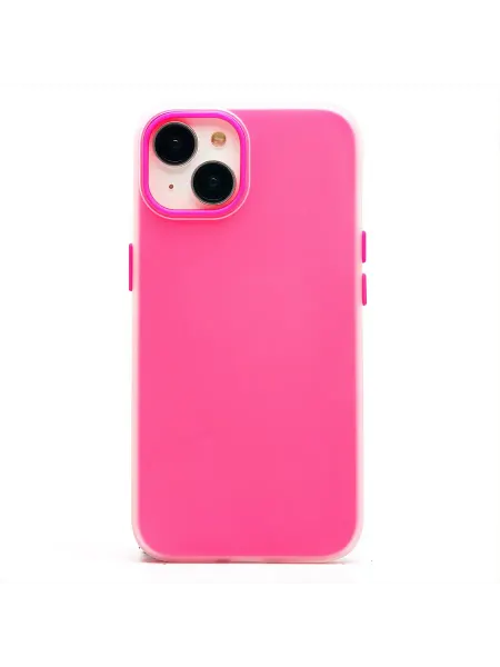 Promise mobile Чехол iPhone 14 силиконовый матовый №10 <розовый>