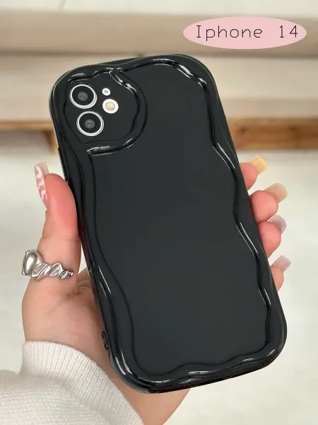 MSBH Чехол на Iphone 14 черный объемный
