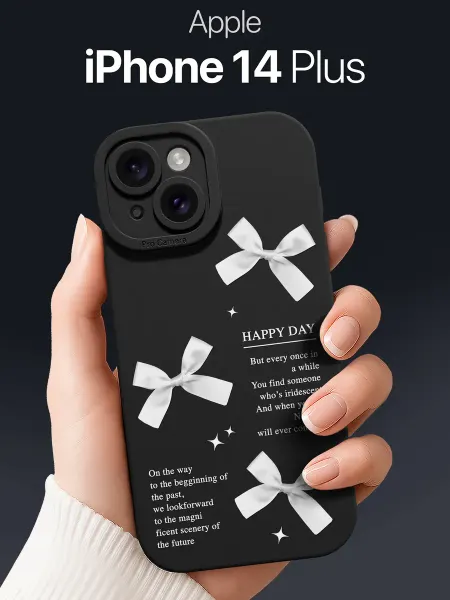 SCDesign Чехол на iPhone 14 Plus с бантиками