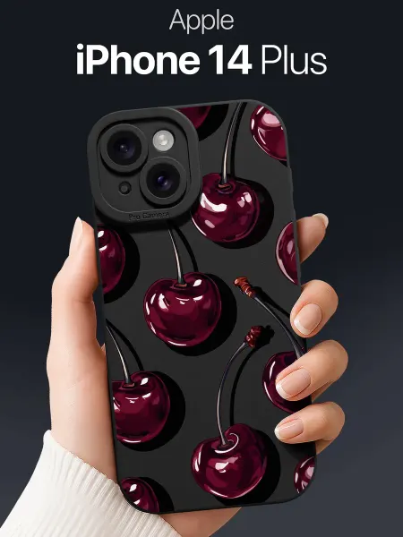 SCDesign Чехол на iPhone 14 Plus с вишней