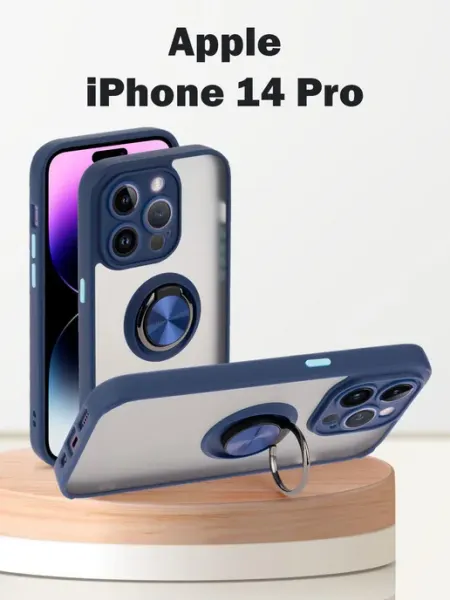 Чехол для iPhone 14 Pro айфон 14 про, с кольцом