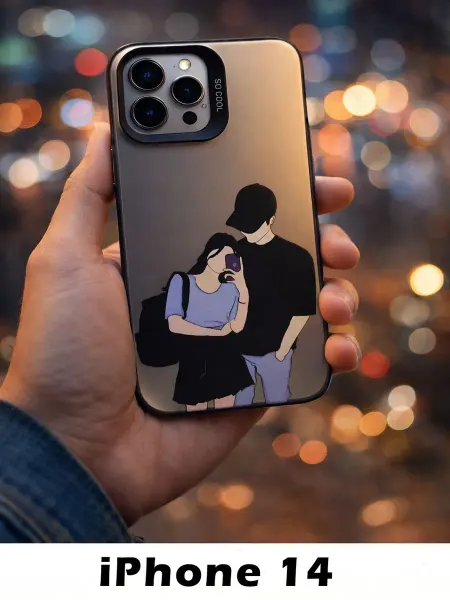 Чехол на iphone 14 с принтом пары
