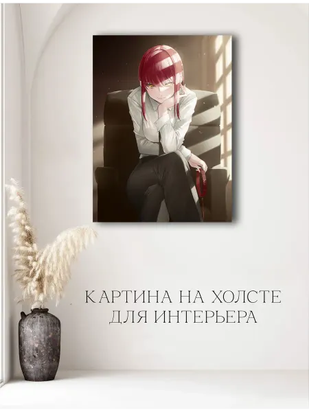 Картина аниме Человек бензопила 15 30х40