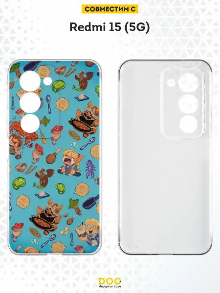 DesignOnCase Чехол на Xiaomi Redmi 15 (5G) с принтом Аниме