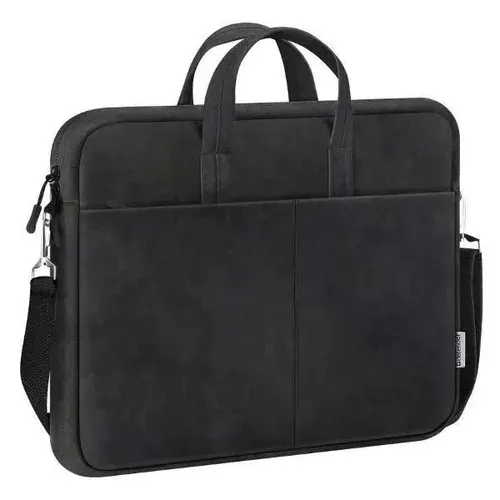 DEFENDER Сумка для ноутбука Solid 15.6" PU кожа, черный, карман
