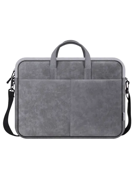 Сумка для ноутбука 15.6" Defender Solid, полиуретан, серый