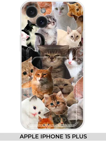 NOOTO Чехол с карманом на Apple iPhone 15 Plus
