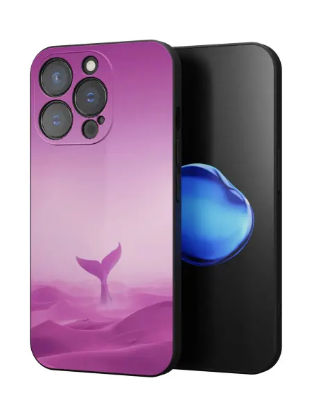 QuestCase Чехол на Apple Iphone 15 Pro с принтом Кит