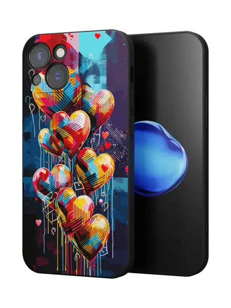 QuestCase Чехол на Apple Iphone 15 с принтом Любовь