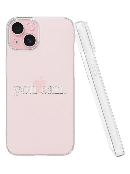 QuestCase Чехол на Apple Iphone 15 с принтом Мотивация