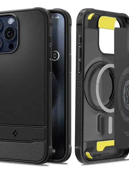 SPIGEN Чехол на iPhone 15 Pro Max - Rugged Armor (MagFit)