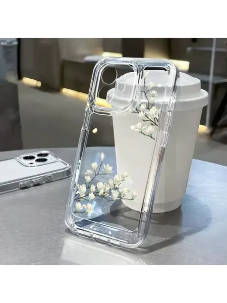 Smart Cover Чехол на iphone 15 прозрачный