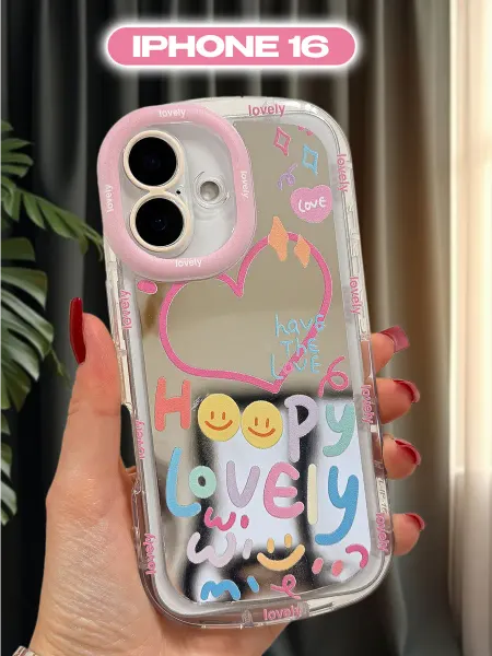 1A-Case Чехол на iphone 16 зеркальный