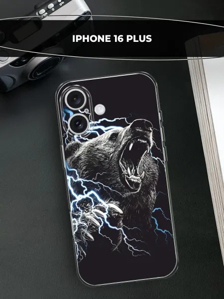 Avocase Чехол на Apple iPhone 16 Plus с медведем