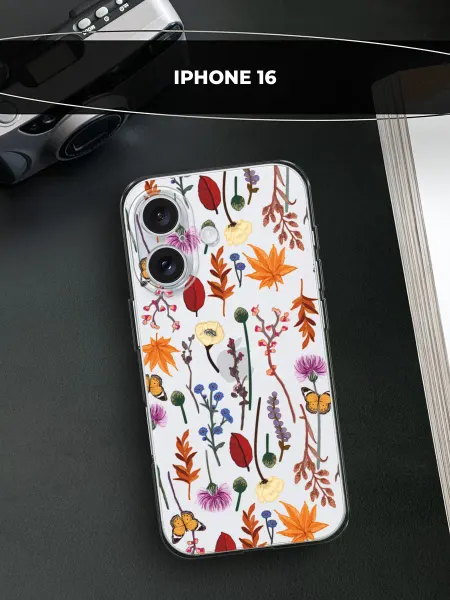 Avocase Чехол на Apple iPhone 16 осенний