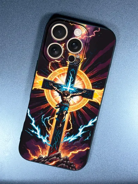 PBl store Чехол на Apple IPhone 16 Pro Крест православный