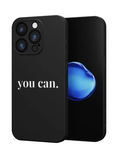 QuestCase Чехол на Apple IPhone 16 Pro с принтом Мотивация