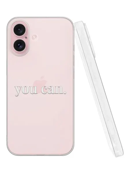 QuestCase Чехол на Apple IPhone 16 с принтом Мотивация