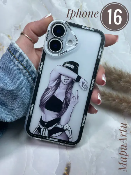 ART CASE Чехол на iPhone 16 с принтом