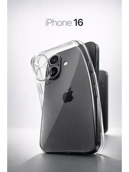 BRO.Shop Чехол на iPhone 16 прозрачный