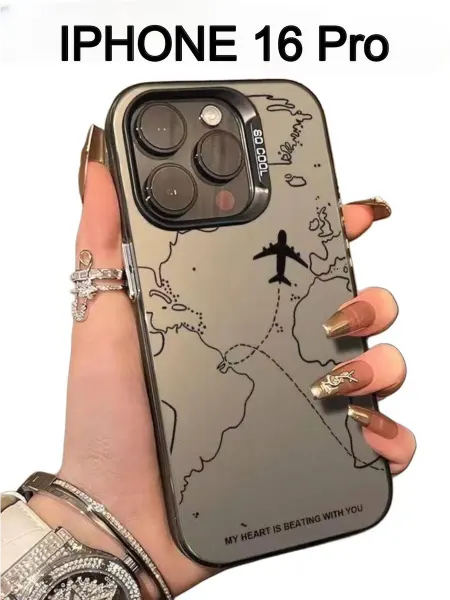 CASE HOUSE Силиконовый чехол на iPhone 16 pro самолет