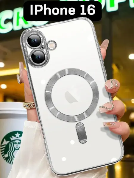 Case to Case Чехол на iPhone 16 MagSafe магнитный Metallic