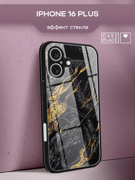 Case Place Чехол на iPhone 16 Plus с драконом