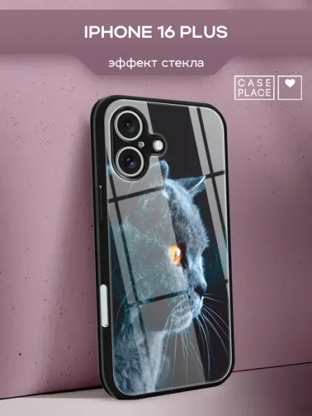 Case Place Чехол на iPhone 16 Plus кот