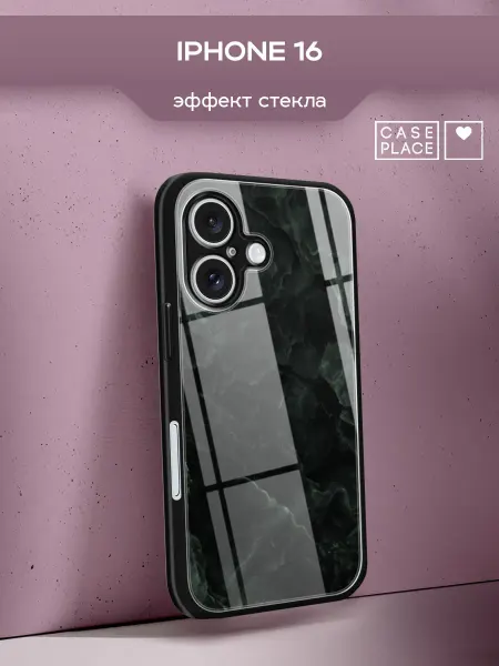Case Place Чехол на iPhone 16 мрамор