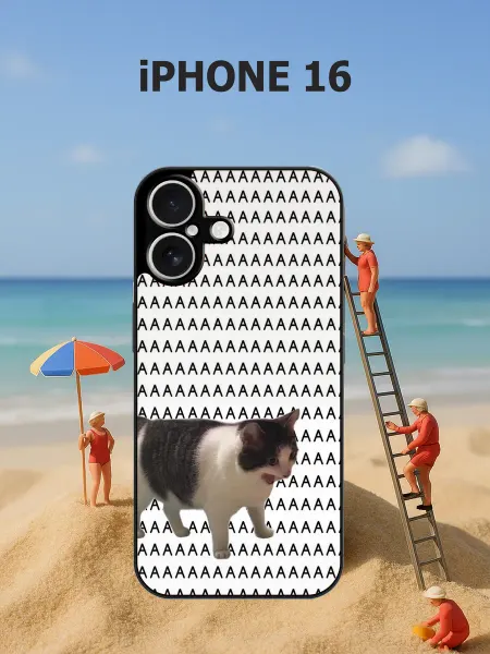 CaseLab Чехол на iphone 16 мем