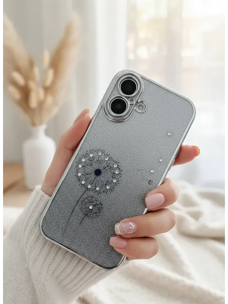 CRAZY CAT Чехол на iphone 16 Одуванчик