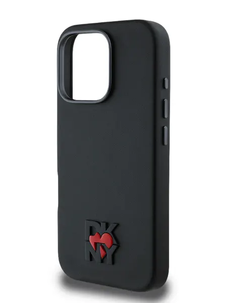 DKNY Чехол на iPhone 16 Pro из экокожи PU leather с MagSafe