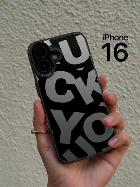 ERNO-CASE Чехол на Iphone 16 с надписью