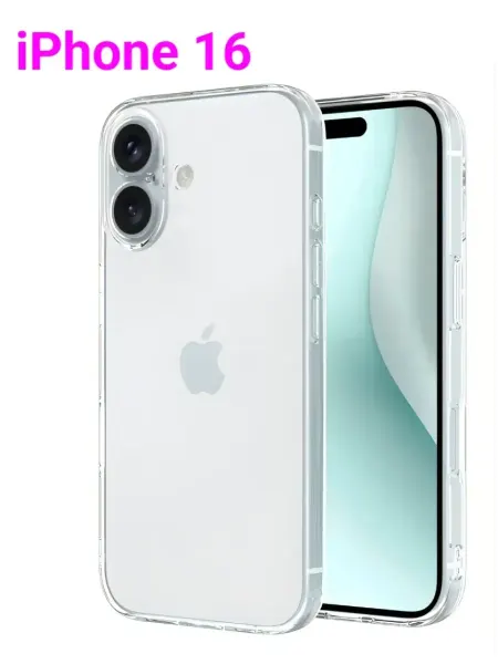 IBamper Чехол на iPhone 16 прозрачный