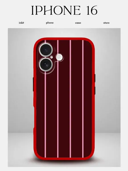 INKIT Чехол на iPhone 16 в полоску
