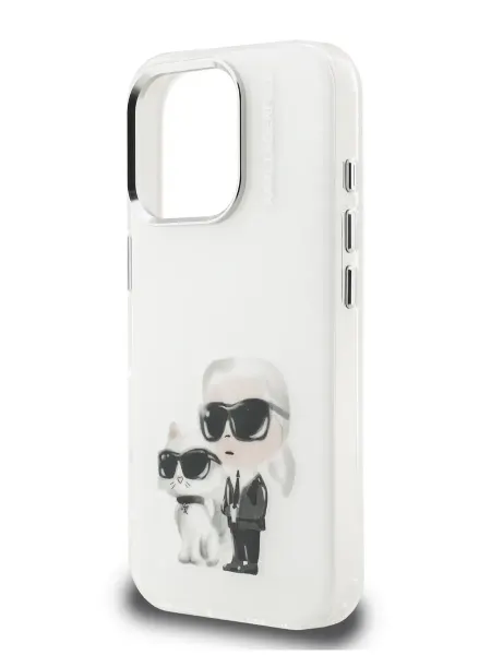 Karl Lagerfeld Чехол на iPhone 16 Pro, с металлической камерой
