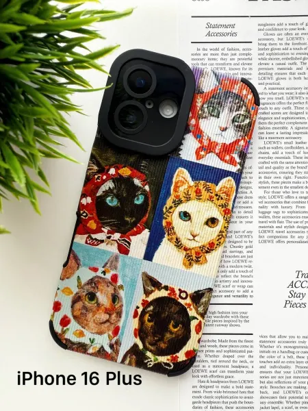 Liamoon Чехол на iPhone 16 Plus с принтом