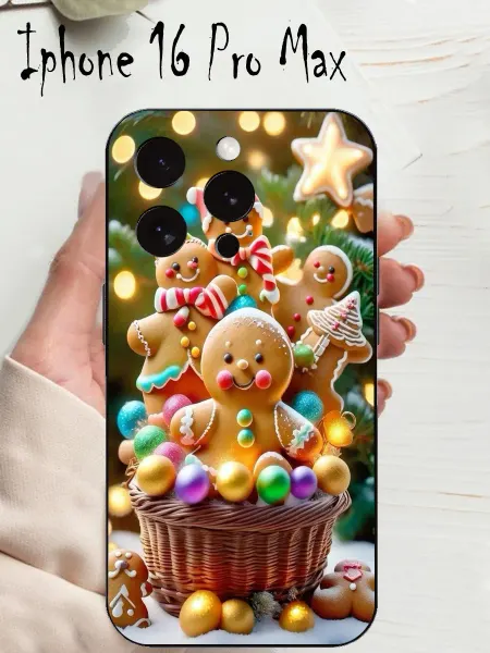 Чехломания Чехол на Iphone 16 pro max имбирный человечек
