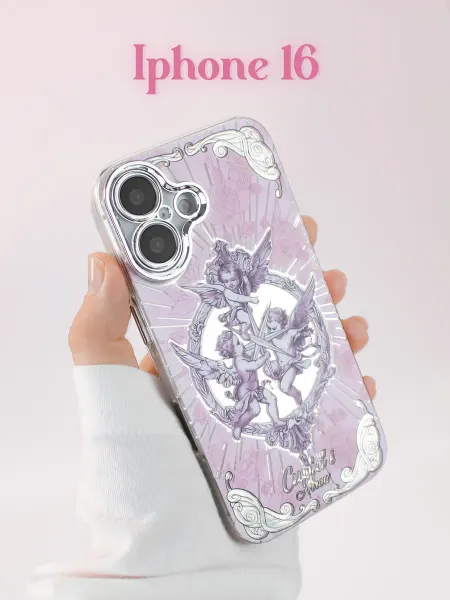 TiA MaX Чехол на iPhone 16 купидоны