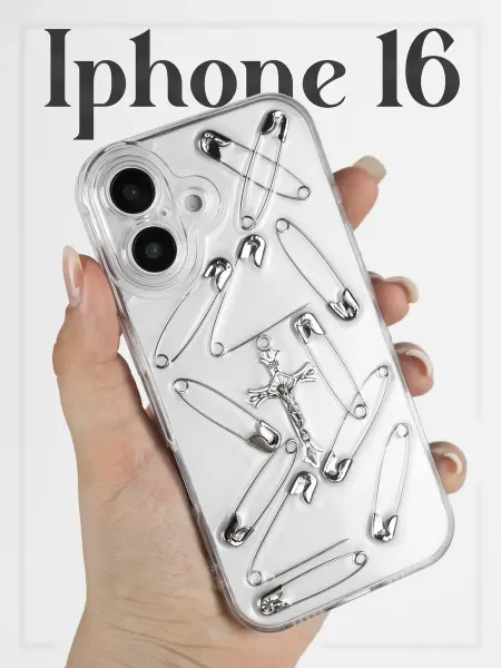 TiA MaX Чехол на iPhone 16 из эпоксидной смолы