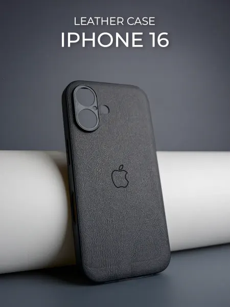 MOZZ Чехол накладка кожаный на iPhone 16