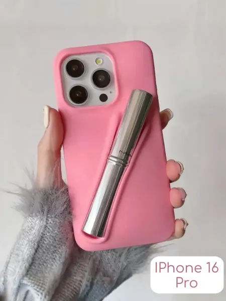 Popkins Чехол на iPhone 16 pro с держателем для блеска