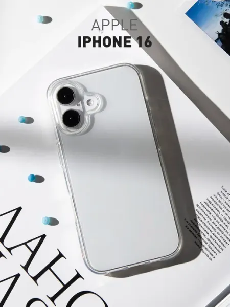 Rosco Чехол на iPhone 16 прозрачный